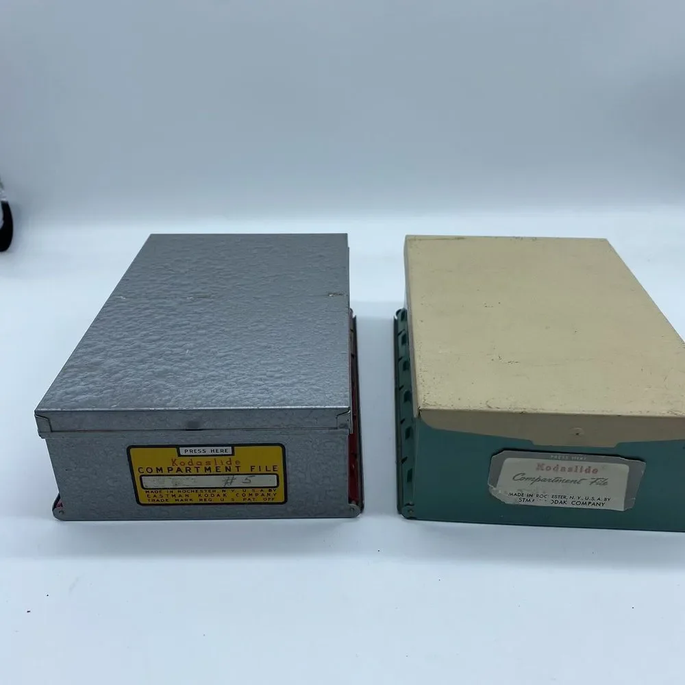 Kodaslide Compartment File‎ Lot of 2 Made in USA